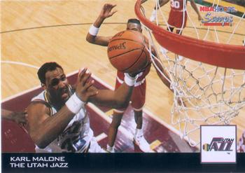 1993-94 Hoops - Scoops #HS26 Karl Malone Front