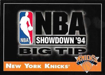 1993-94 Stadium Club - Big Tips #NNO New York Knicks Front