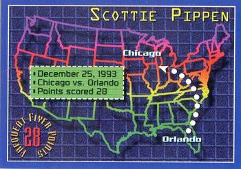 1993-94 Stadium Club - Frequent Flyer Points #4 Scottie Pippen Front