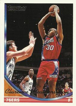 1993-94 Topps - Gold #164 Clarence Weatherspoon Front