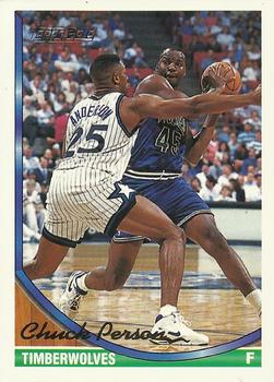 1993-94 Topps - Gold #345 Chuck Person Front