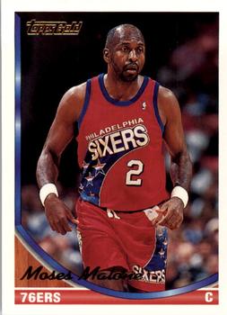 1993-94 Topps - Gold #381 Moses Malone Front