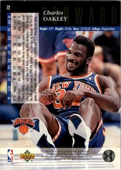 1993-94 Upper Deck Special Edition - Electric Court #72 Charles Oakley Back