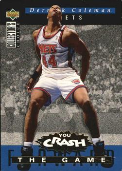 1994-95 Collector's Choice - You Crash the Game Rebounds Exchange #R1 Derrick Coleman Front