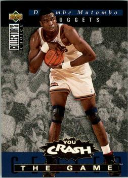 1994-95 Collector's Choice - You Crash the Game Rebounds Exchange #R7 Dikembe Mutombo Front
