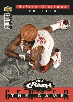1994-95 Collector's Choice - You Crash the Game Rebounds Exchange #R9 Hakeem Olajuwon Front