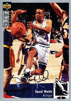 1994-95 Collector's Choice - Silver Signature #89 Spud Webb Front