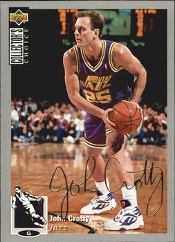 1994-95 Collector's Choice - Silver Signature #256 John Crotty Front