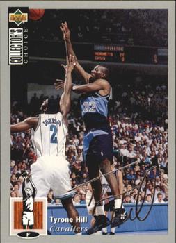 1994-95 Collector's Choice - Silver Signature #316 Tyrone Hill Front