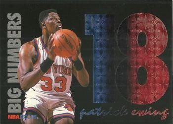 1994-95 Hoops - Big Numbers Rainbow #BN4 Patrick Ewing Front