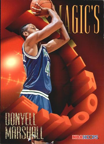 1994-95 Hoops - Magic's All-Rookies Jumbo #AR-4 Donyell Marshall Front