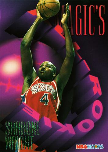 1994-95 Hoops - Magic's All-Rookies Jumbo #AR-6 Sharone Wright Front