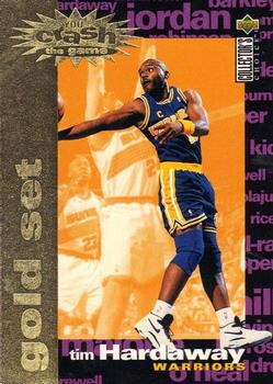1995-96 Collector's Choice - You Crash the Game Gold Exchange: Assists/Rebounds #C2 Tim Hardaway Front