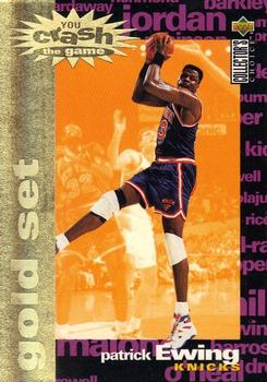 1995-96 Collector's Choice - You Crash the Game Gold Exchange: Assists/Rebounds #C25 Patrick Ewing Front