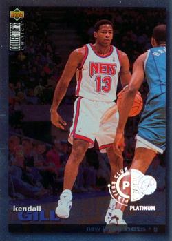 1995-96 Collector's Choice - 1995-1996 Debut Player's Club Platinum #T15 Kendall Gill Front