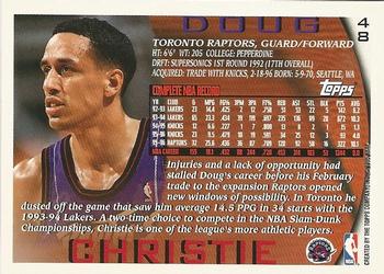 1996-97 Topps #48 Doug Christie Back