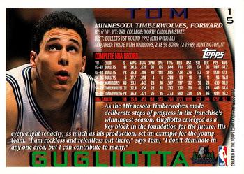 1996-97 Topps #15 Tom Gugliotta Back