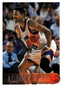 1996-97 Topps #18 A.C. Green Front