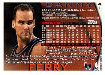 1996-97 Topps #41 Danny Ferry Back