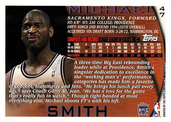 1996-97 Topps #47 Michael Smith Back