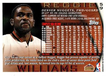 1996-97 Topps #59 Reggie Williams Back