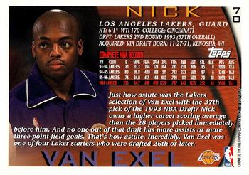 1996-97 Topps #70 Nick Van Exel Back