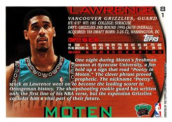 1996-97 Topps #81 Lawrence Moten Back