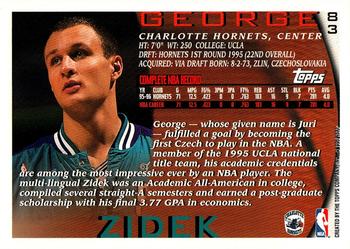 1996-97 Topps #83 George Zidek Back