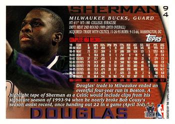 1996-97 Topps #94 Sherman Douglas Back