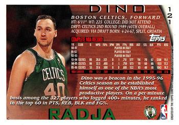 1996-97 Topps #121 Dino Radja Back