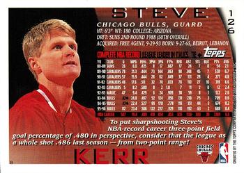 1996-97 Topps #126 Steve Kerr Back
