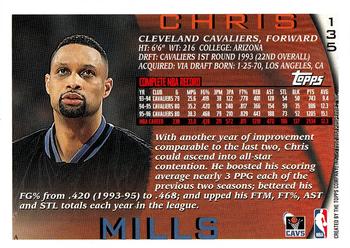 1996-97 Topps #135 Chris Mills Back