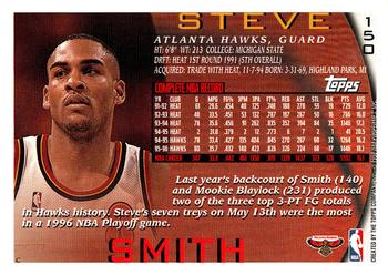 1996-97 Topps #150 Steve Smith Back