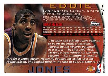1996-97 Topps #151 Eddie Jones Back