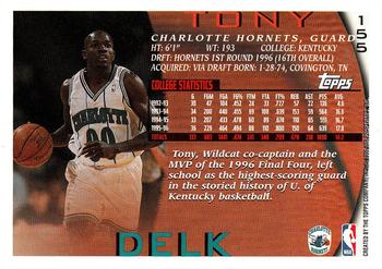 1996-97 Topps #155 Tony Delk Back