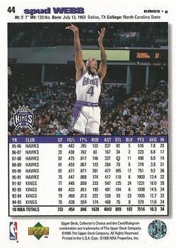 1995-96 Collector's Choice - Player's Club #44 Spud Webb Back
