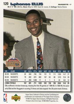 1995-96 Collector's Choice - Player's Club #120 LaPhonso Ellis Back