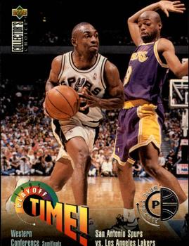 1995-96 Collector's Choice - Player's Club #360 San Antonio Spurs vs. Los Angeles Lakers Front