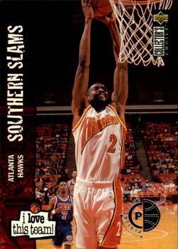 1995-96 Collector's Choice - Player's Club #366 Stacey Augmon Front