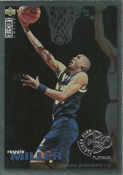 1995-96 Collector's Choice - Platinum Player's Club #157 Reggie Miller Front