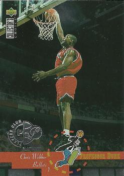 1995-96 Collector's Choice - Platinum Player's Club #200 Chris Webber Front