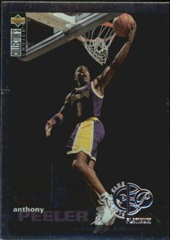 1995-96 Collector's Choice - Platinum Player's Club #139 Anthony Peeler Front