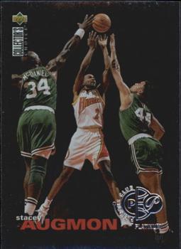 1995-96 Collector's Choice - Platinum Player's Club #141 Stacey Augmon Front