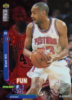 1995-96 Collector's Choice - Platinum Player's Club #173 Grant Hill Front