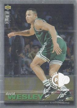 1995-96 Collector's Choice - Platinum Player's Club #261 David Wesley Front