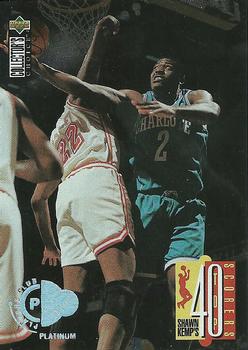 1995-96 Collector's Choice - Platinum Player's Club #404 Larry Johnson Front