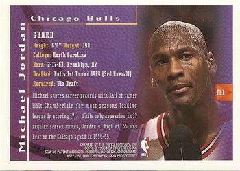 1995-96 Finest - Mystery Borderless/Silver #M1 Michael Jordan | Trading