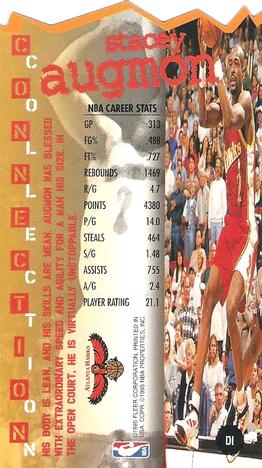 1995-96 Jam Session - Die Cuts #D1 Stacey Augmon Back