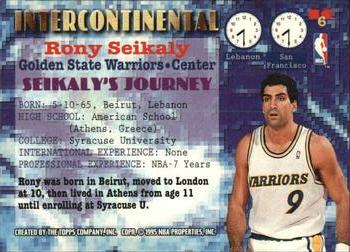 1995-96 Stadium Club - Intercontinental #IC6 Rony Seikaly Back