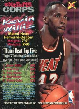 1995-96 Stadium Club - Members Only #114 Kevin Willis Back